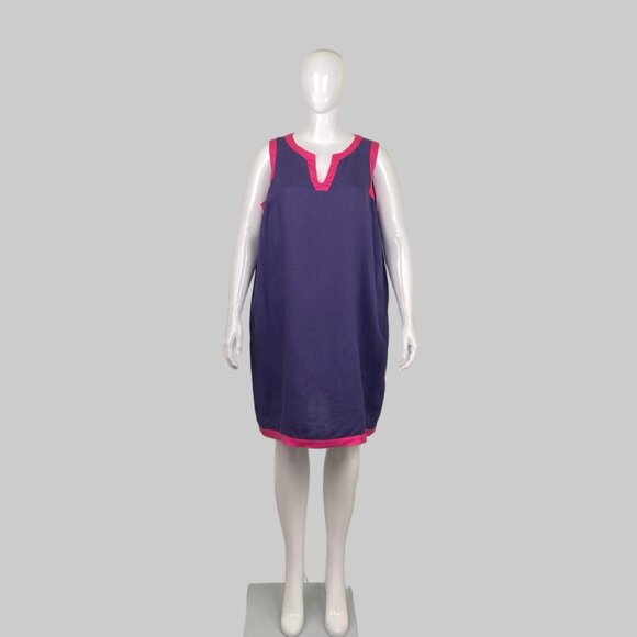 Sigrid Olsen sleeveless linen dress - Picture 3 of 5